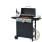 4 Burner Propane Gas Grill 34000 Btu Stainless Steel