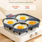 4-cup Nonstick Egg Pan with Lid and Induction Base