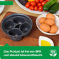 4-in-1 Silicone Egg Poacher and Steamer Mold Set