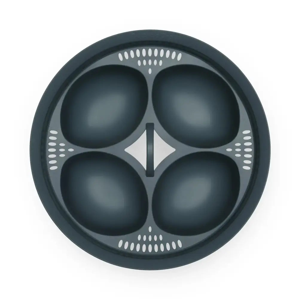 4-in-1 Silicone Egg Poacher and Steamer Mold Set