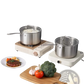 4 Qt Stainless Steel Saucepan with Glass Lid