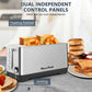 4-slice Toaster Plumchef Stainless Steel Wide Slot