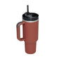 Arbaglobal 40 Oz Insulated Tumbler with Handle and Straw