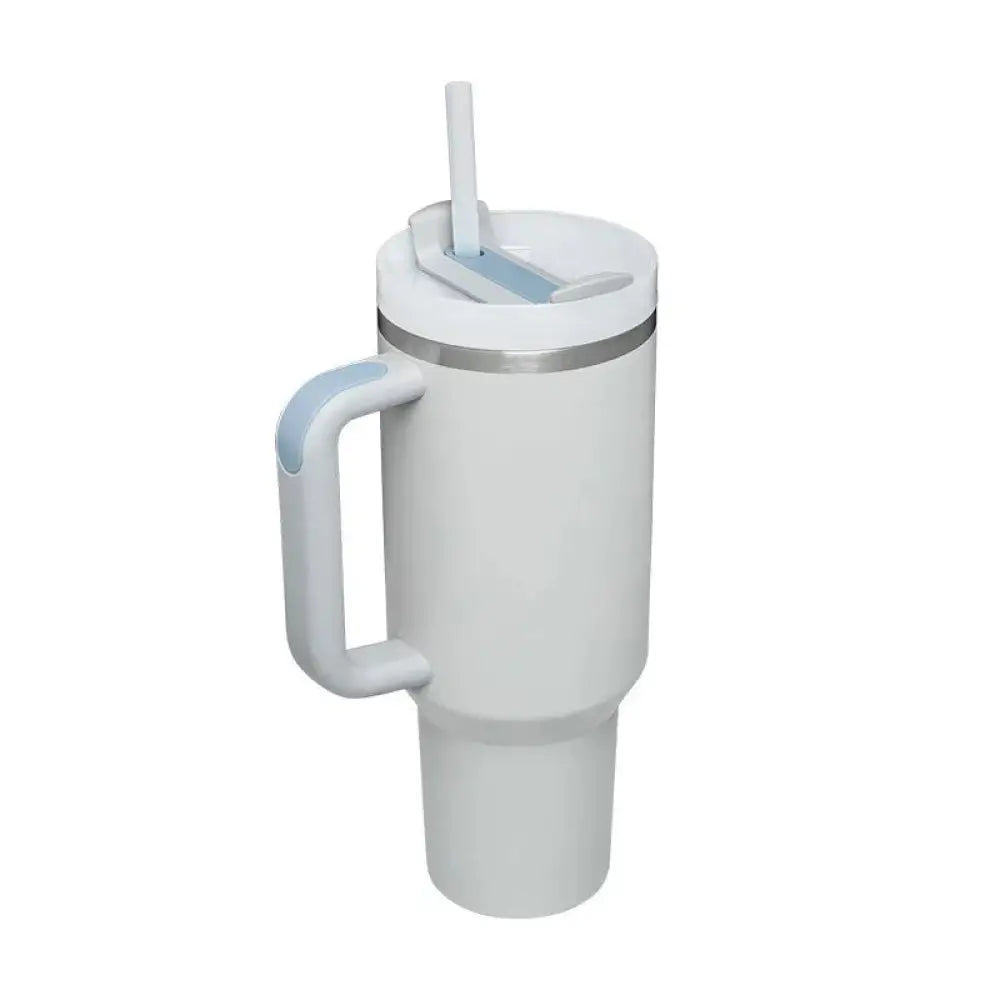 Arbaglobal 40 Oz Insulated Tumbler with Handle and Straw