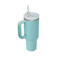 Arbaglobal 40 Oz Insulated Tumbler with Handle and Straw