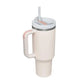 Arbaglobal 40 Oz Insulated Tumbler with Handle and Straw