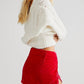 Free People - Annalise Velvet Mini Skirt
