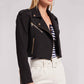 Generation Love - Cosita Crepe Moto Jacket