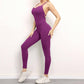 Rockstar Peach - Strappy Scoopneck Jumpsuit