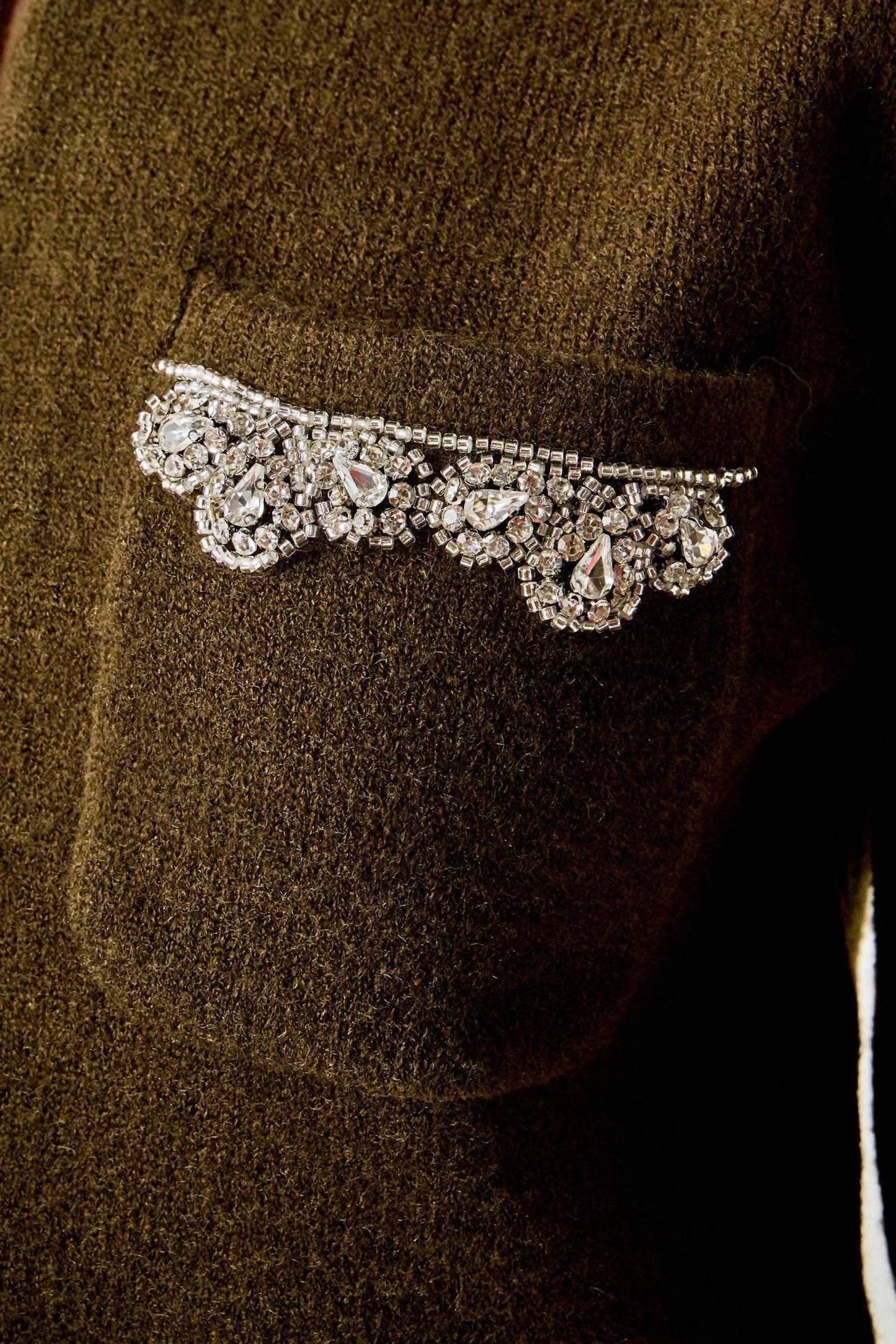 2.7 August Apparel - Jewel Embellished Cardigan