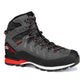 Hanwag Mens Makra Pro GTX Boots Size 9 Asphalt Red