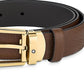 Montblanc Men's Horseshoe Buckle Belt Brown Size Regular