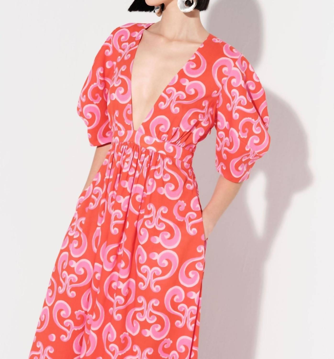 De Loreta - Algarrobina Maxi Dress