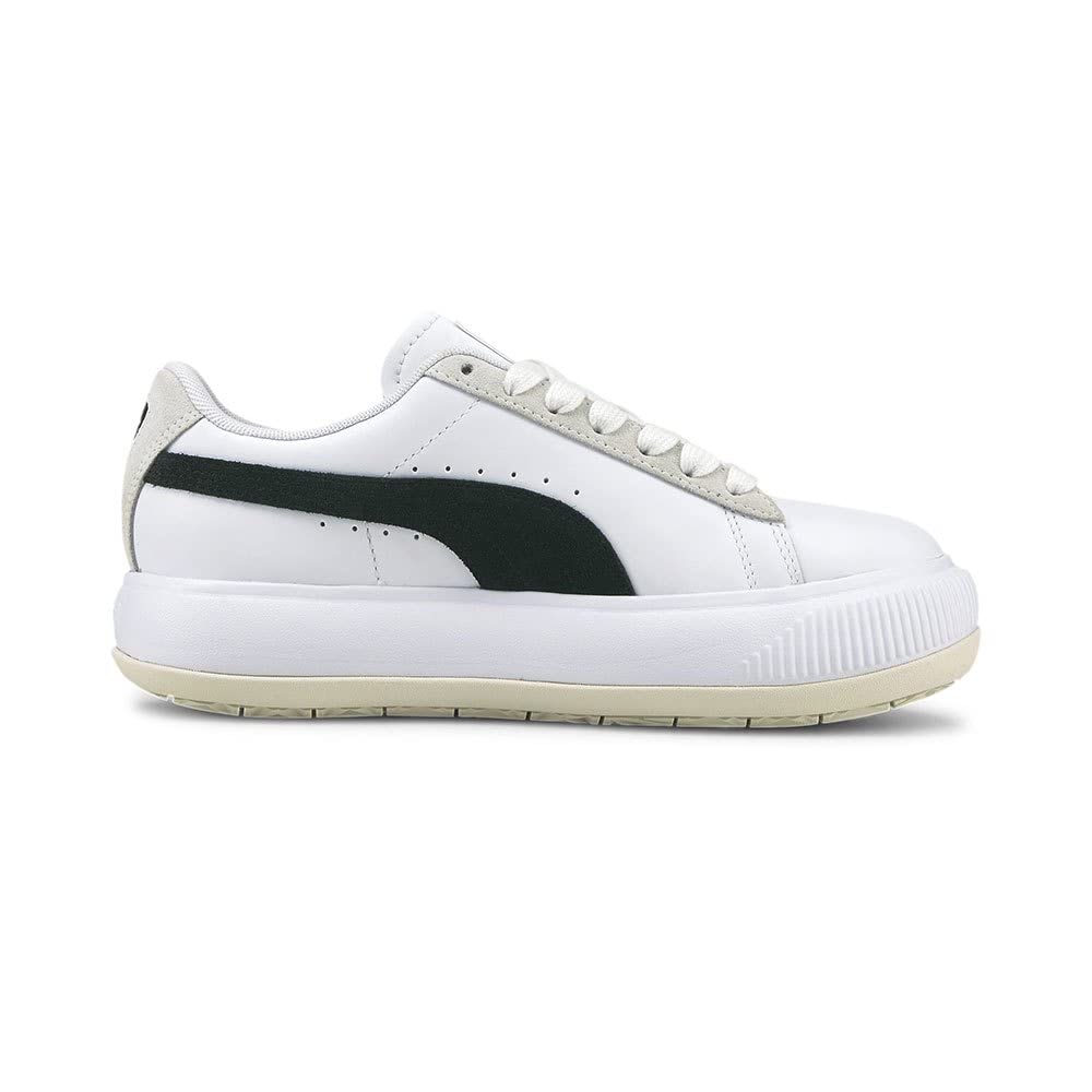 PUMA महिलाओं के सफ़ेद/काले स्नीकर्स