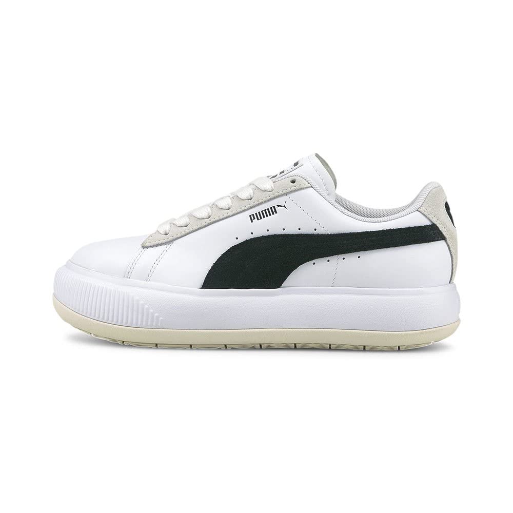 PUMA महिलाओं के सफ़ेद/काले स्नीकर्स