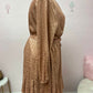 143 Story - PLUS SIZE TONAL LEOPARD SATIN WOVEN DRESS