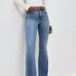 Good American - Good Legs Flare Deep V Yoke Jeans