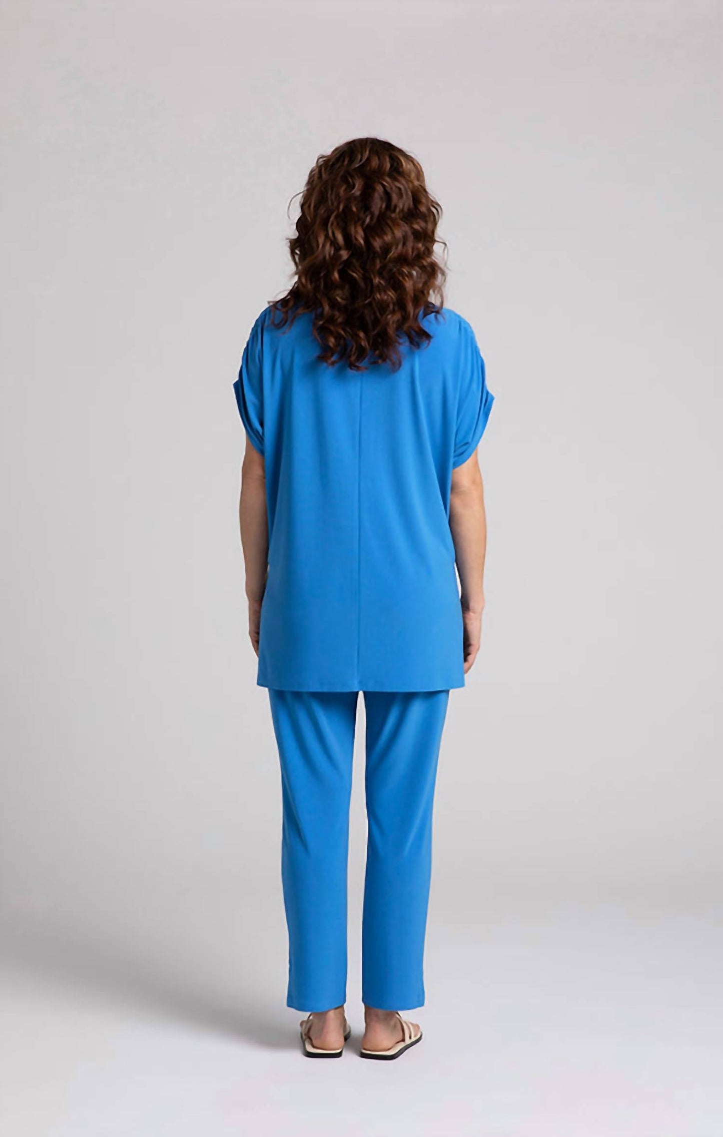 Sympli - Revelry Ruched Shoulder Tunic - Plus