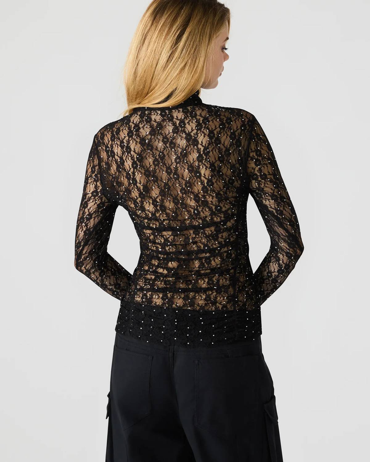 Steve Madden - Baylee Mock Neck Top