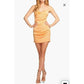 Ramy Brook - Kiki Ruched Satin Mini Dress