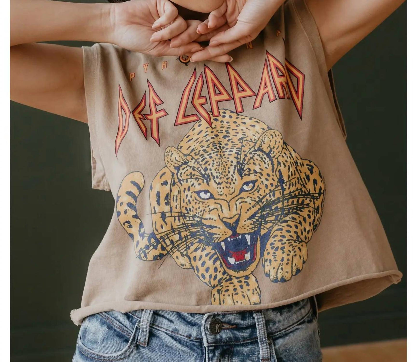 People Of Leisure - Def Leepard Pyromania Tank
