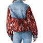 Steve Madden - Fashion Denim Colorblock Jacket