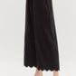 Entro - Scallop Hem Wide Leg Pant