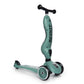 Scoot & Ride 2-in-1 Ride-On & Stand Scooter, Ages 1-5, Highwaykick 1, Forest