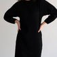Mima Rosso - Micro Pleated Maxi Dolman Dress