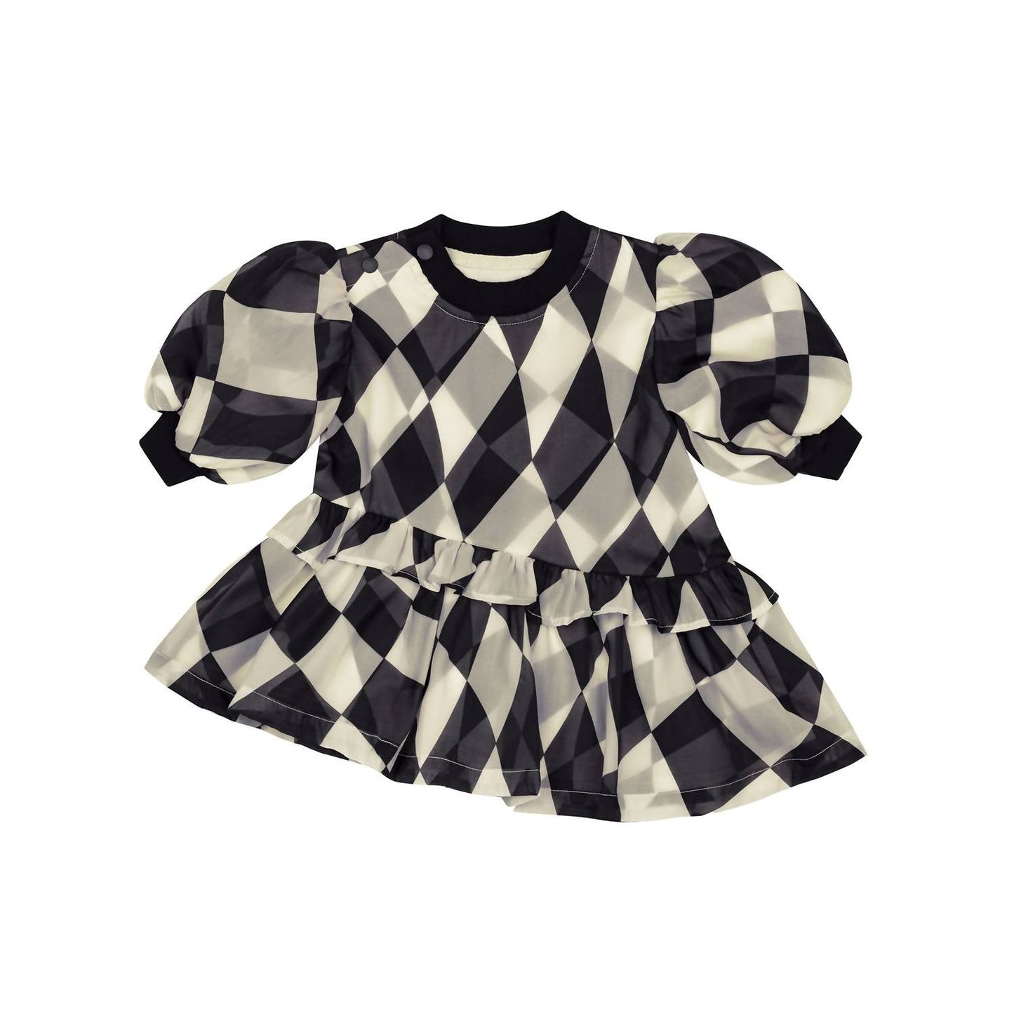 Omamimini - Terry and Organza Dress