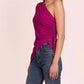 Amanda Uprichard - Maryclare One Shoulder Long Sleeve Top