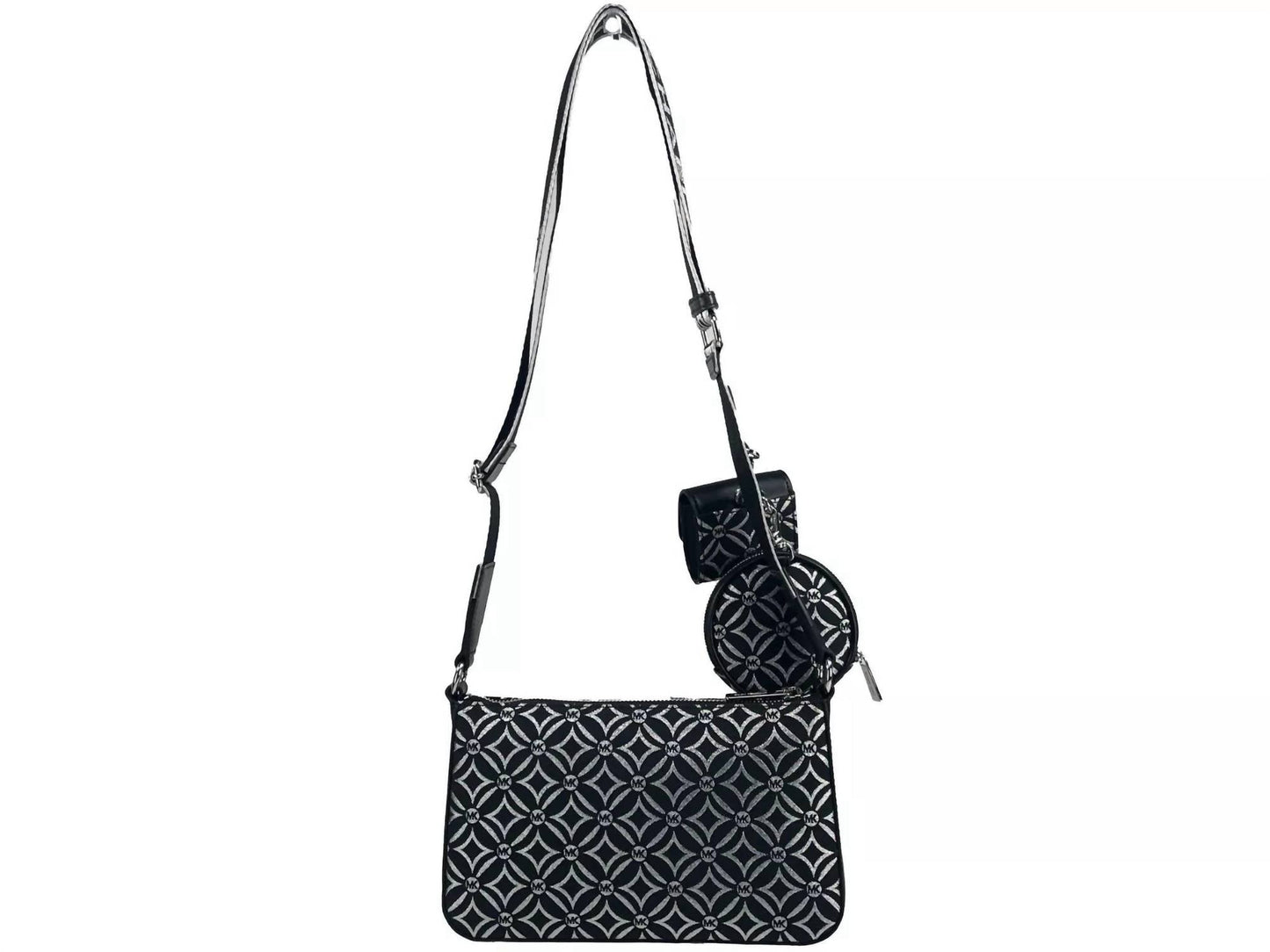 Michael Kors - Michael Kors Crossbody Tech Attachment Bag Purse Black