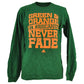 NCAA Miami Hurricanes Never Fade Long Sleeve Crew Neck Adults Man TShirt Tee