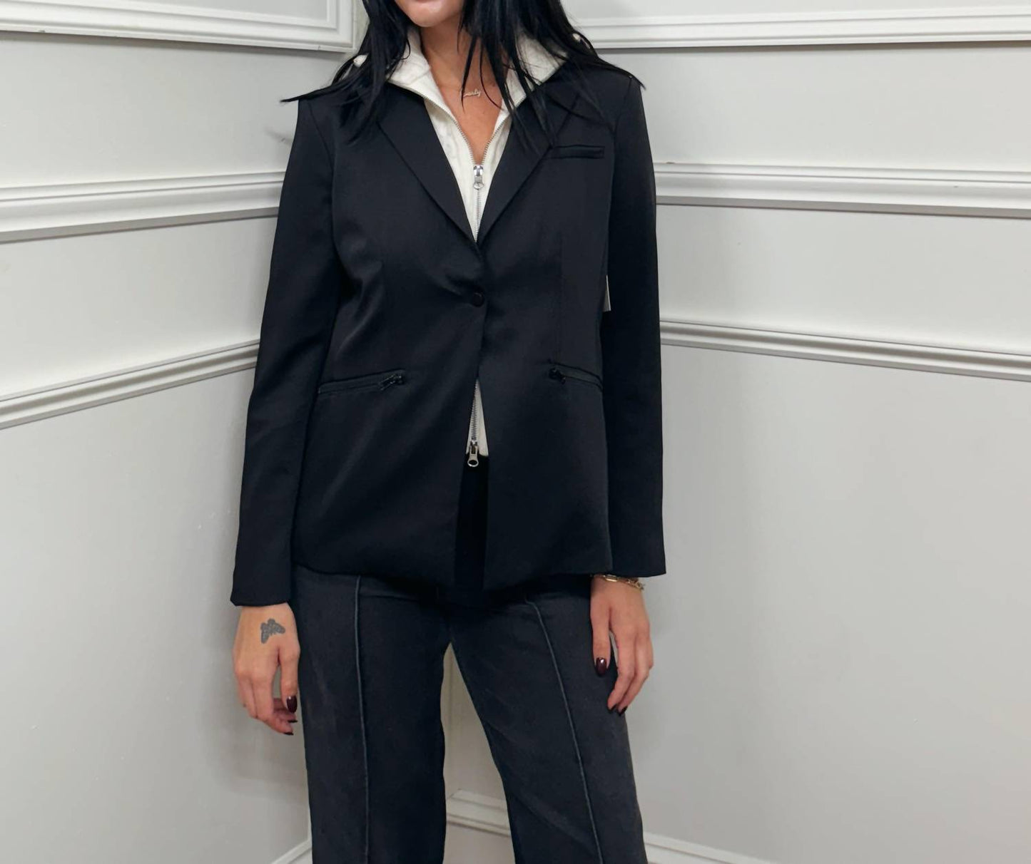 Elan - Sweater Blazer Set