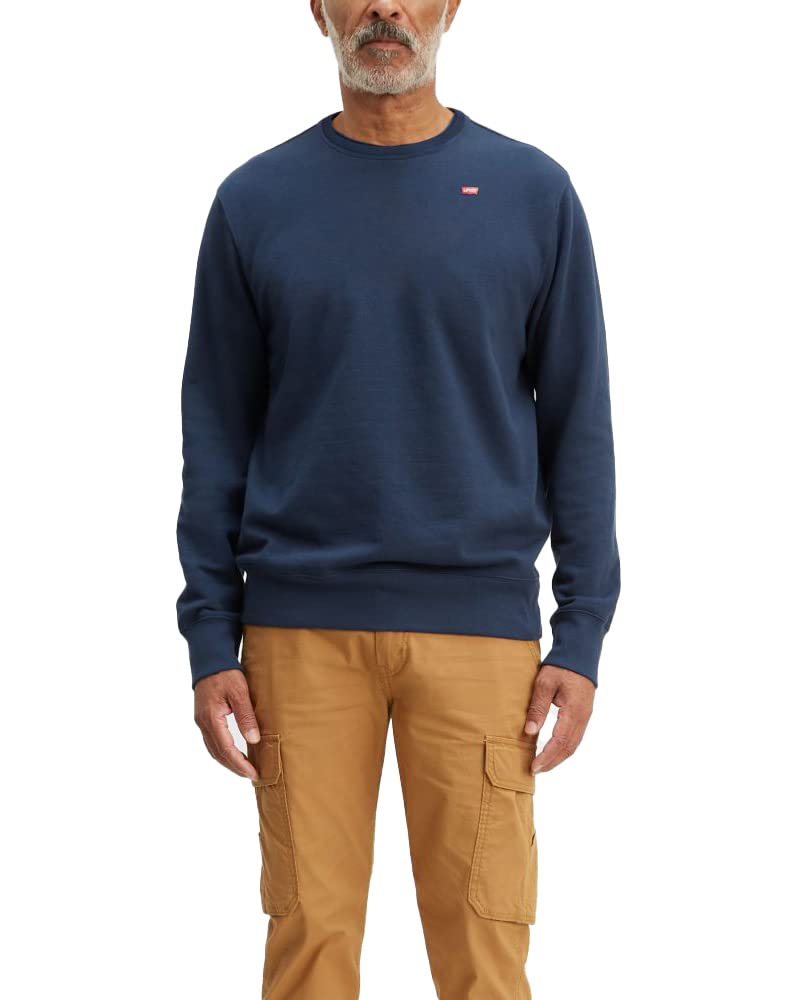 Levi's Men's Crewneck Sweatshirts, (New) Dress Blues, X-Large