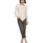 KARL LAGERFELD Paris Womens Asymmetrical Sweater Soft White Medium