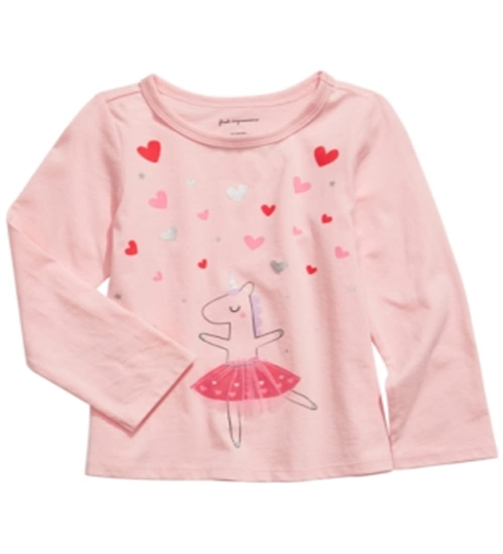 First Impressions Baby Girl's Dancing Unicorn T-Shirt  Pink Size 6-9MOS