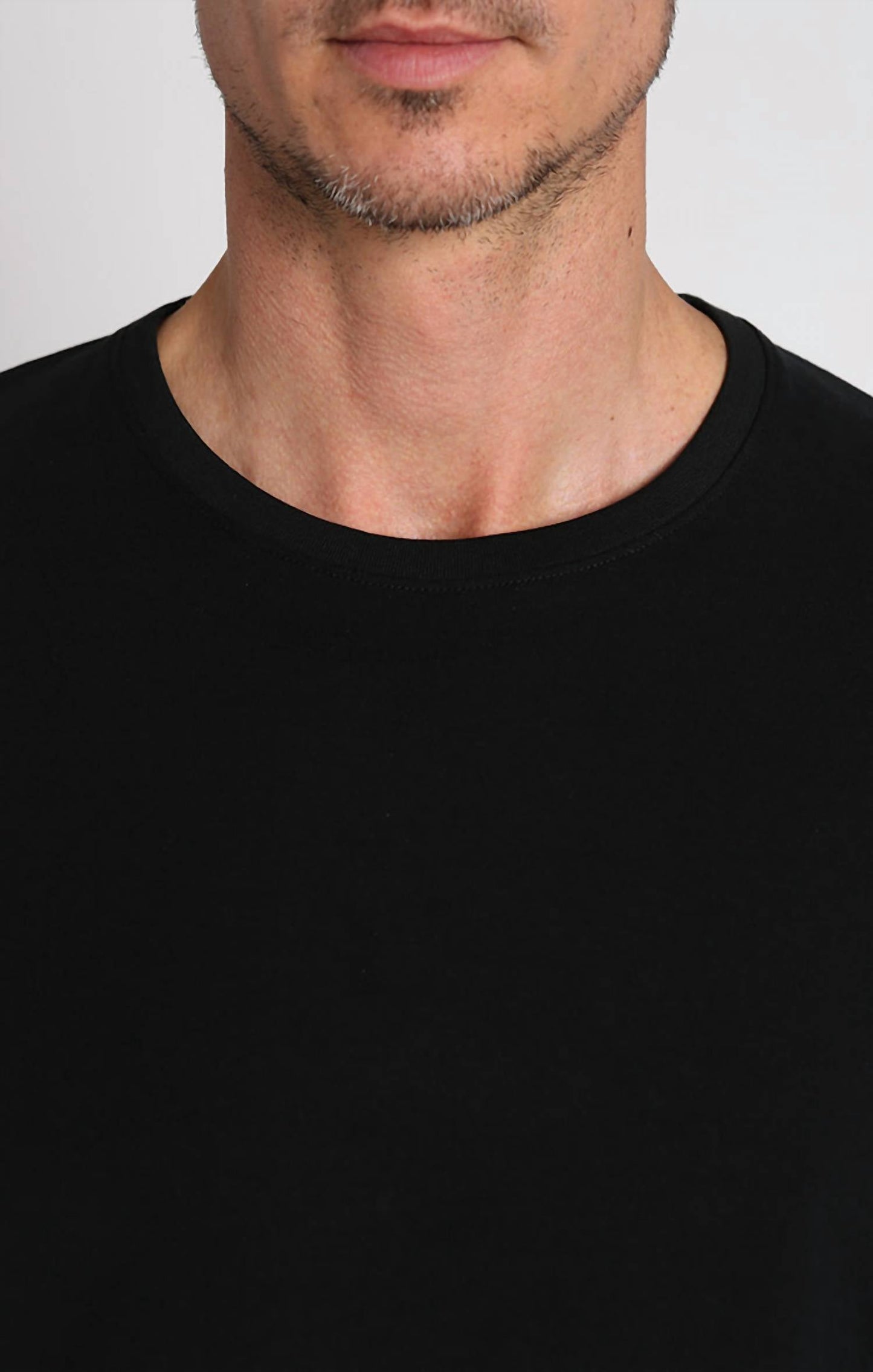 Jachs New York - Bryant Long Sleeve Sueded Cotton Crewneck Shirt