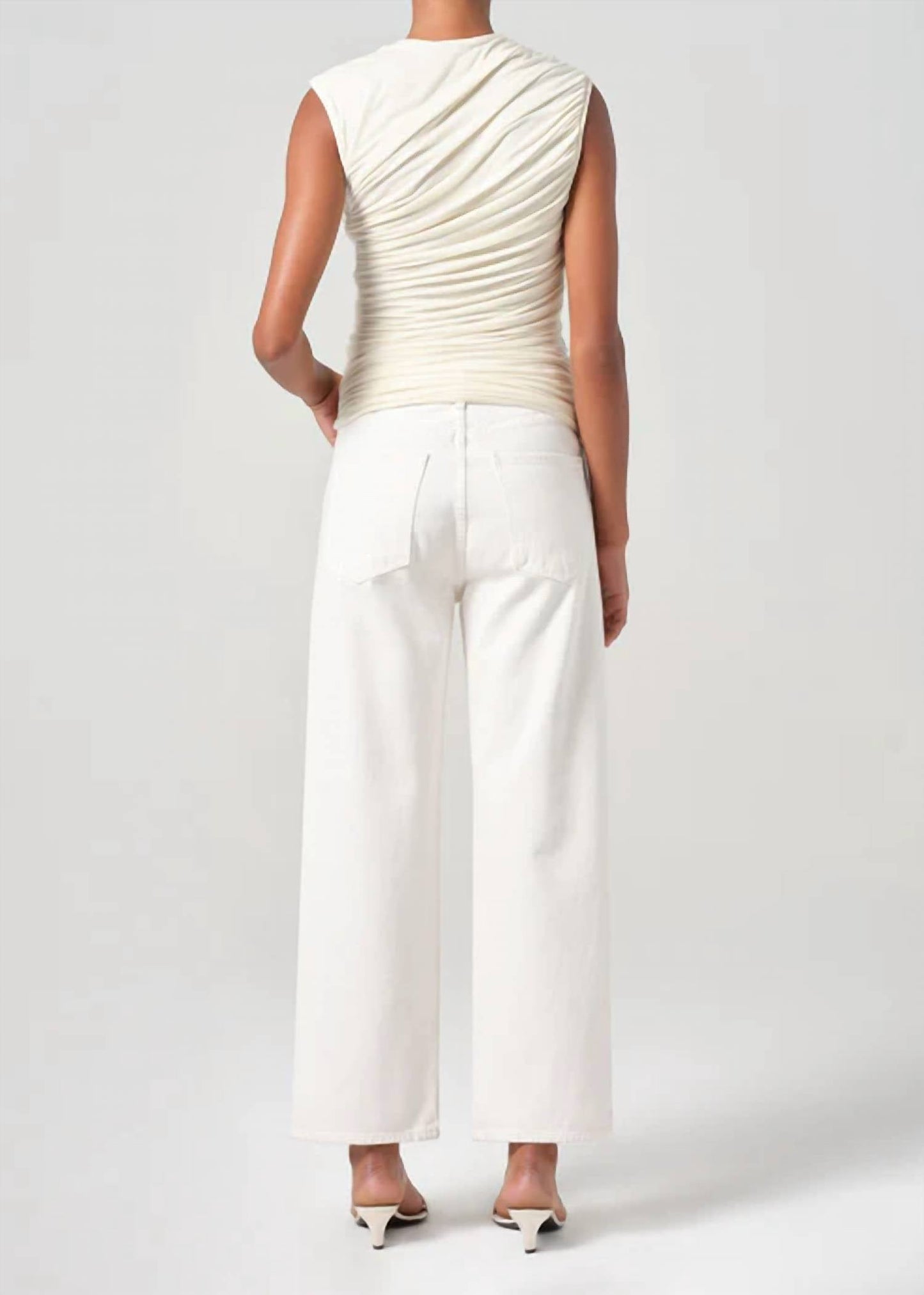Agolde - Ren Cropped Wide Leg Jean