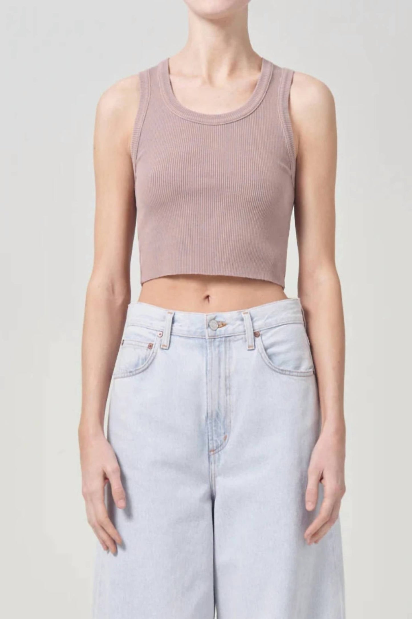Agolde - Cropped Poppy Tank Top