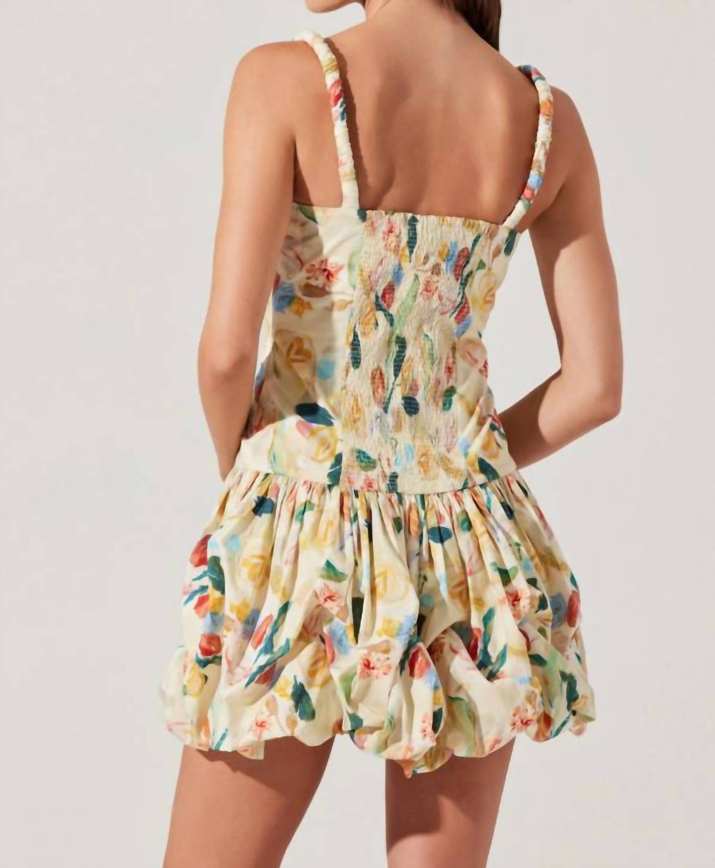 Astr - Keyla Bubble Hem Mini Dress
