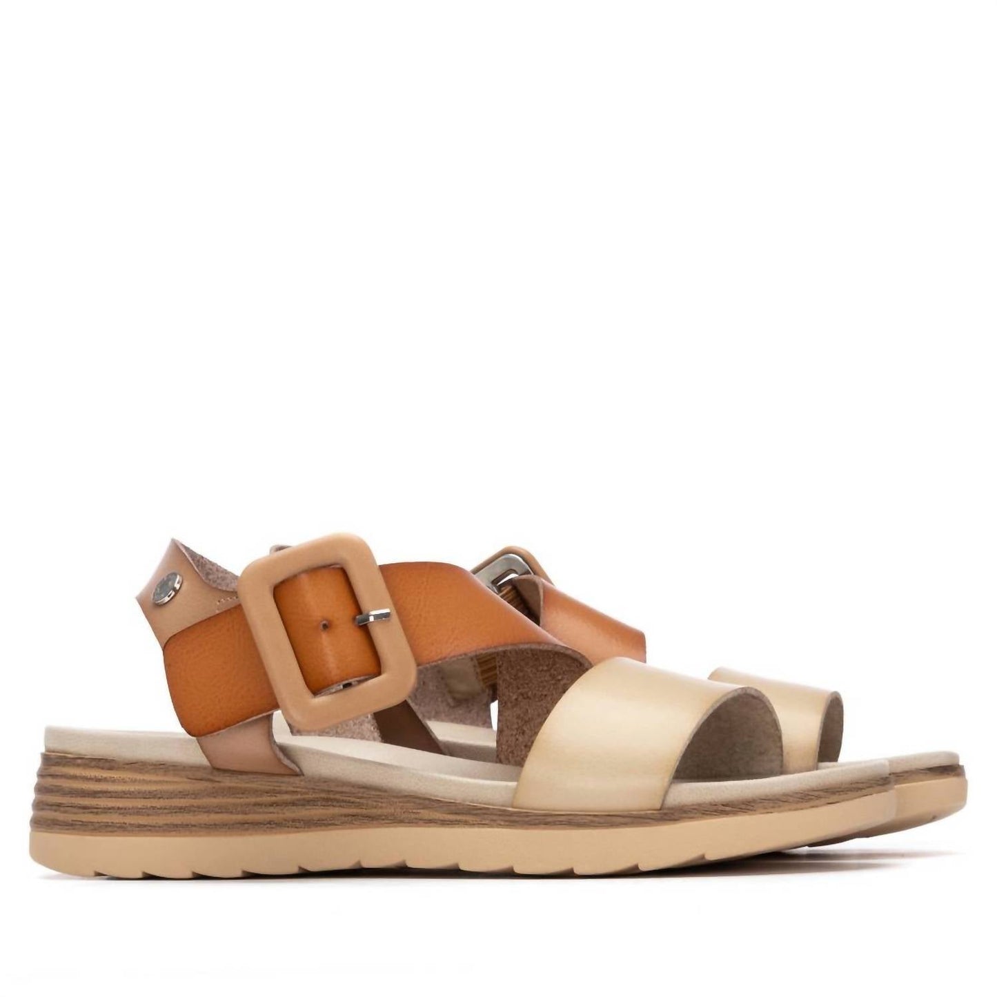 Xti - Women's Cross Strap Wedge Sandals