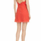 Alice + Olivia - Daisy Floral Tie Wrap Mini Dress