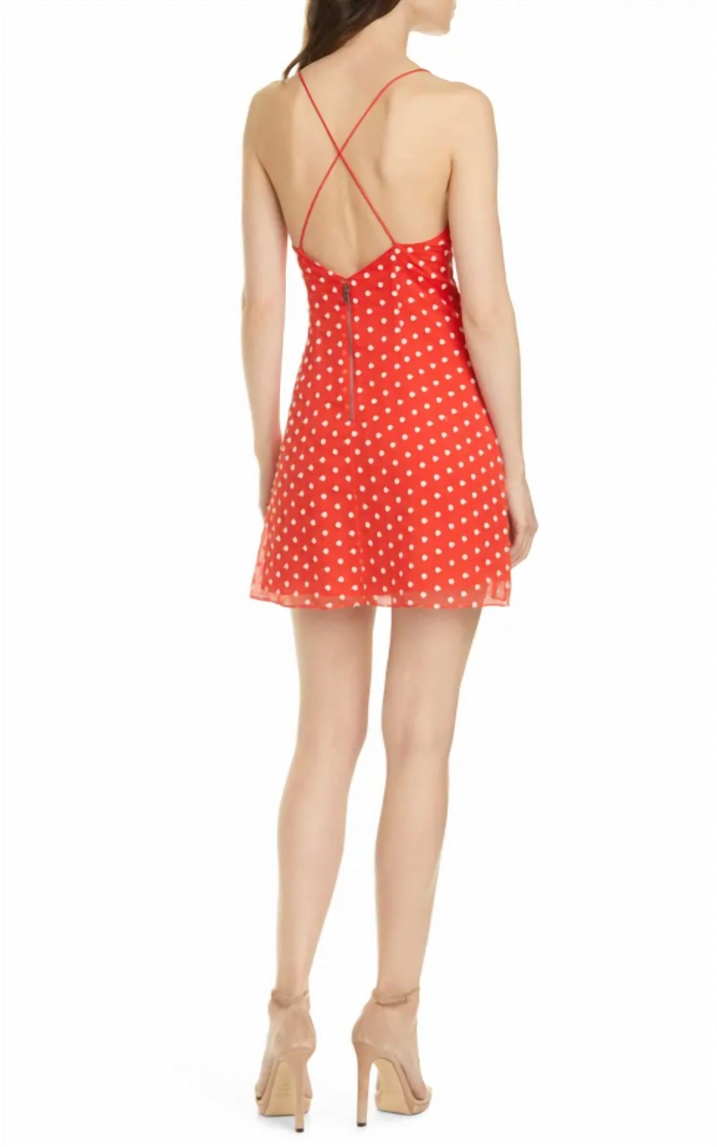 Alice + Olivia - Daisy Floral Tie Wrap Mini Dress