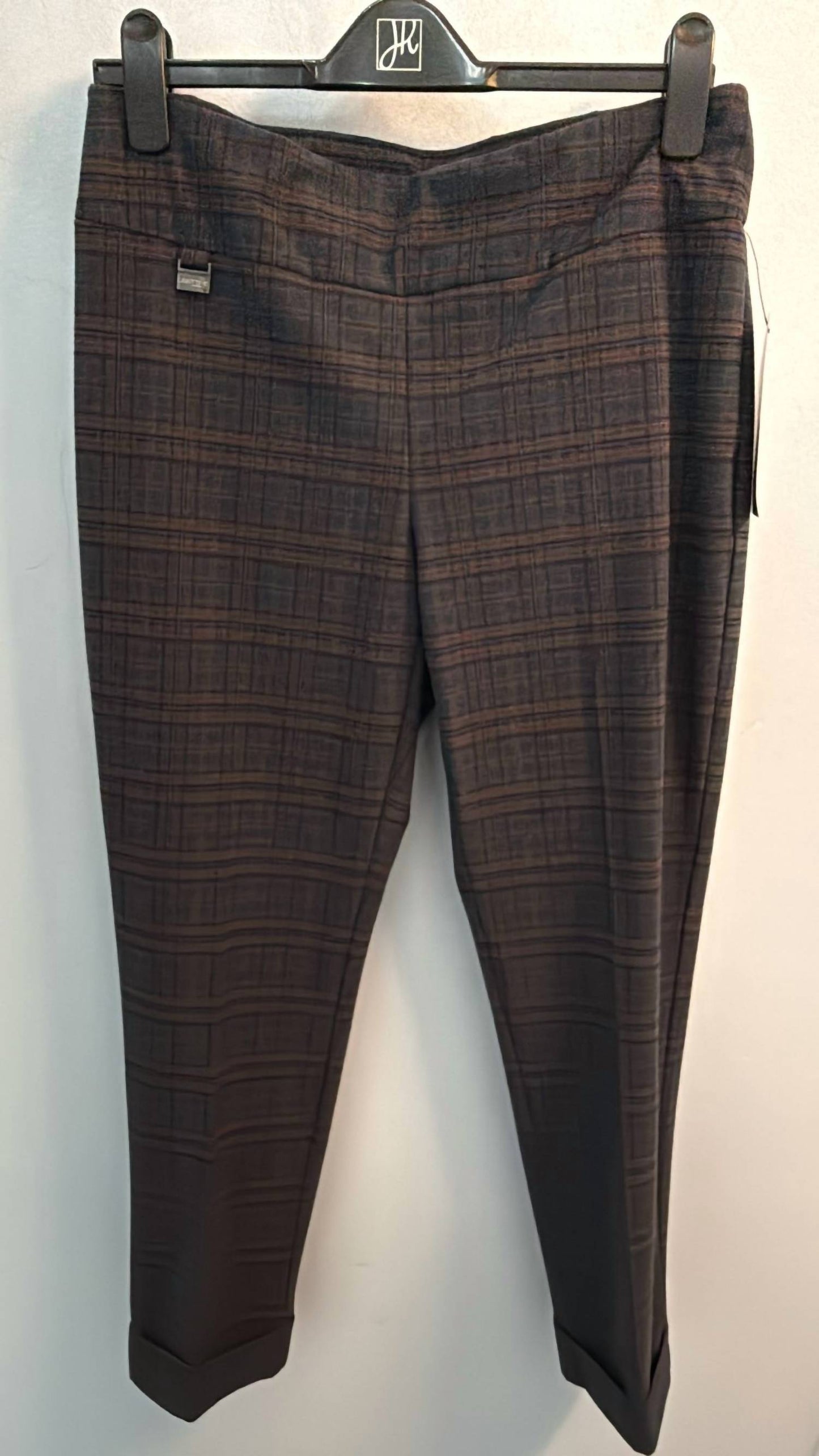 Lisette - Women's Plaid Slim Ankle Pants
