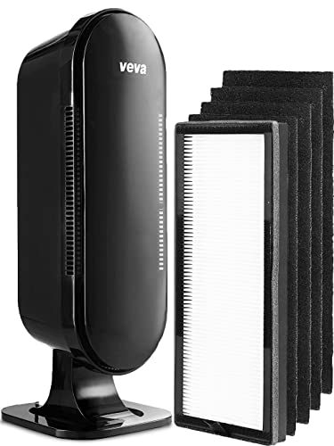 घर के लिए VEVA 8000 ब्लैक एयर प्यूरीफायर