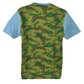 MLB New York Yankees Camouflage Blue Mens Adult Tshirt Tee Short Sleeve