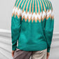 143 Story - Geometric Ethnic Sweater (plus Size)