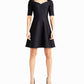 Nicole Miller - Alice Short Sleeve A-Line Dress