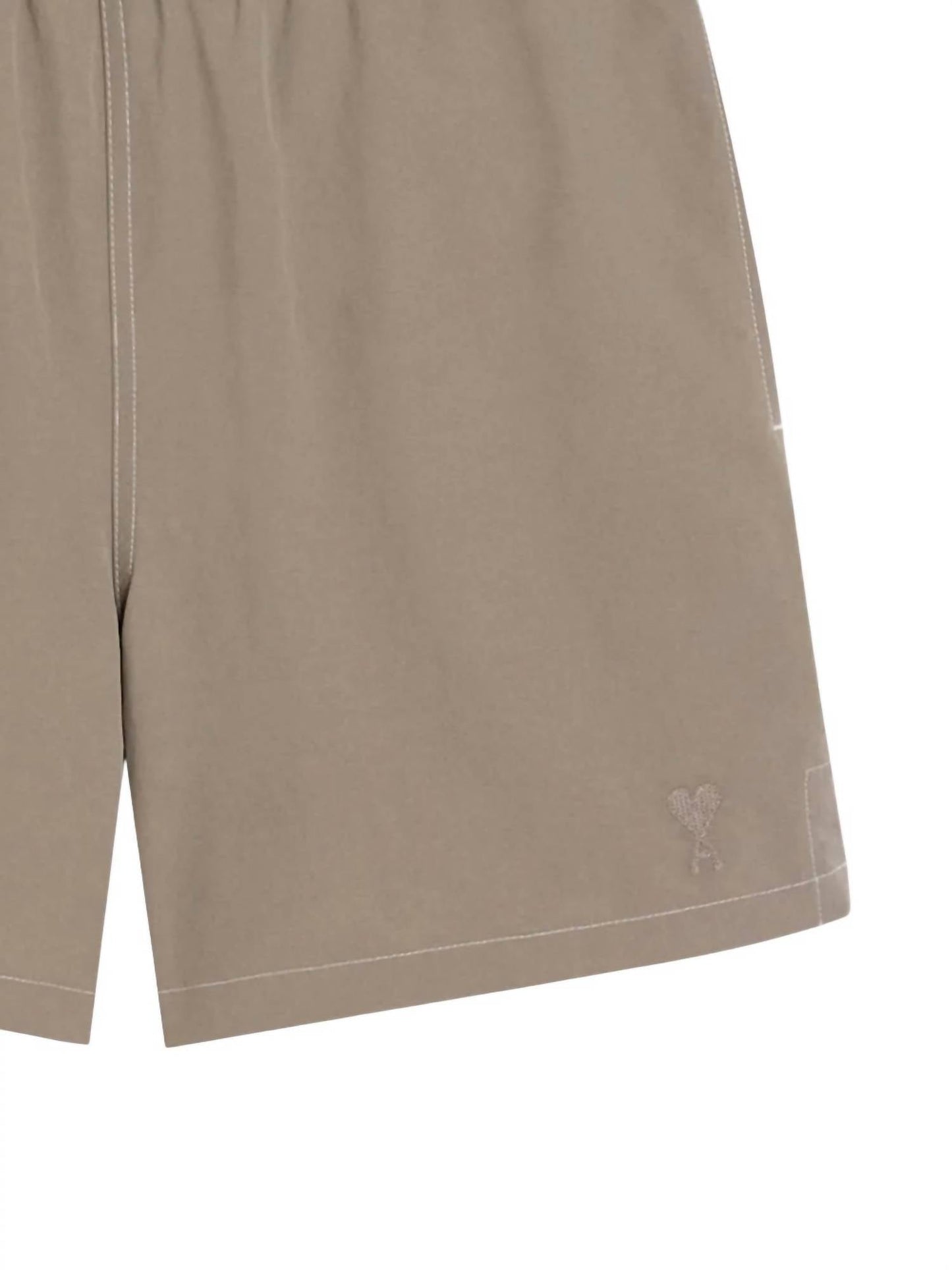 Ami Paris - Embroidered Swim Beach Shorts